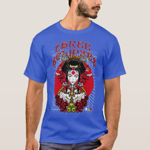 Japanese Geisha Robot Outrun Futurism Streetwear T-Shirt