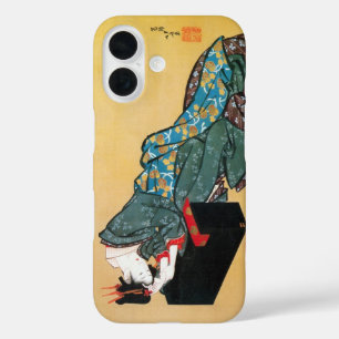 Japanese Geisha Woman, Hokusai, Ukiyo-e Case-Mate iPhone 16 Case