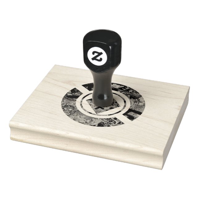 Japanese GeoDesign Rubber Stamp (Stamp)