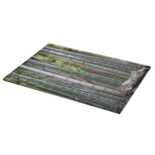 Japanese Giant Bamboo Forest, Sagano, Kyoto, Japan Cutting Board