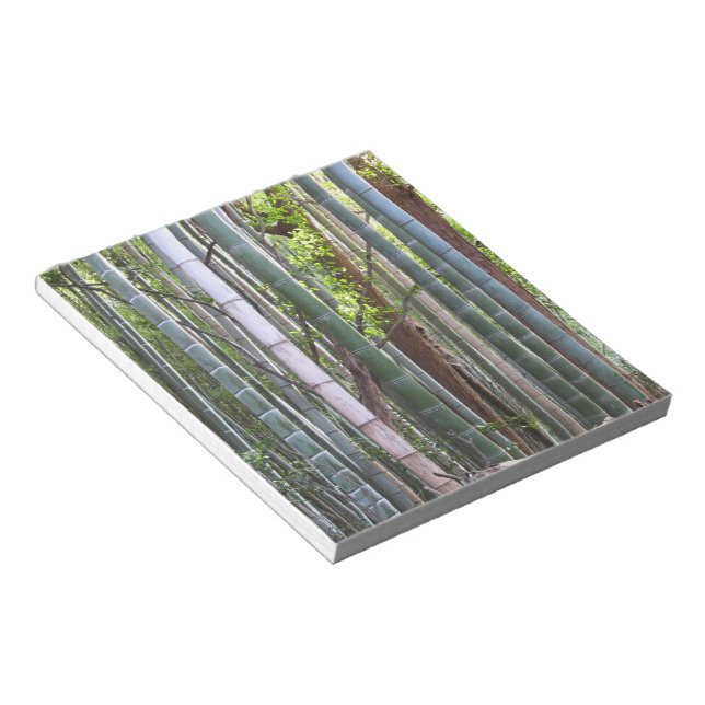 Japanese Giant Bamboo Forest, Sagano, Kyoto, Japan Notepad (Angled)