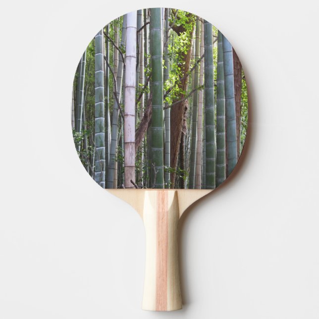 Japanese Giant Bamboo Forest, Sagano, Kyoto, Japan Ping Pong Paddle (Front)