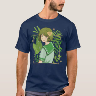 Japanese Girl Forest Anime Manga Graphic Art Japan T-Shirt