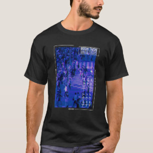 Japanese Glitch Cyberpunk Tokyo Streetwear Aesthet T-Shirt