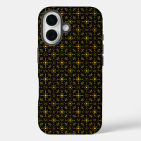 Japanese Gold & Black Hanabishi Pattern