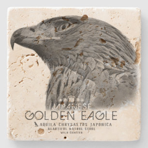 Japanese Golden Eagle Stone Coaster