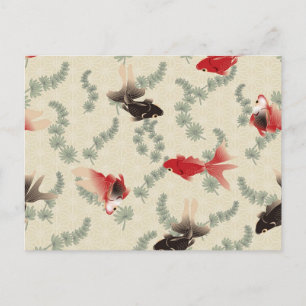 Japanese Goldfish Postcard