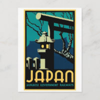 Japanese Government Railways Vintage World Travel