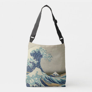 Japanese Great Wave off Kanagawa by Hokusai Crossbody Bag