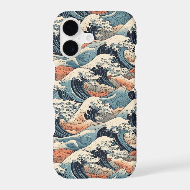 Japanese Great Wave Pattern  (Verso)