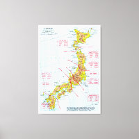 Japanese Ground Forces World War II Map in Japan