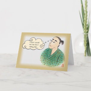 Japanese Guy Loves Girl Card