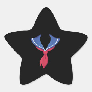 Japanese Halloween Costume - Japanese School Girl Star Sticker