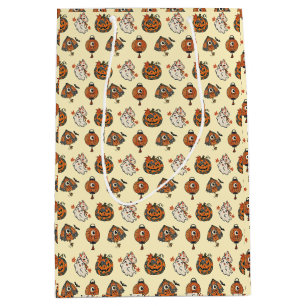 Japanese Halloween Yokai Pattern Gift Bag
