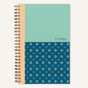 Japanese Hanabishi Pattern Notebook