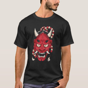 Japanese Hannya Oni Demon Mask Japanese Tattoo T-Shirt