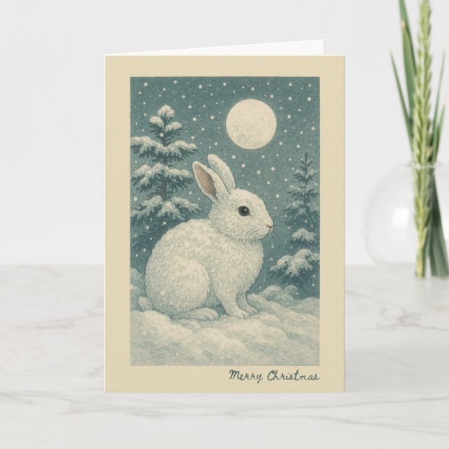 Japanese Hare - Christmas Card (Front)