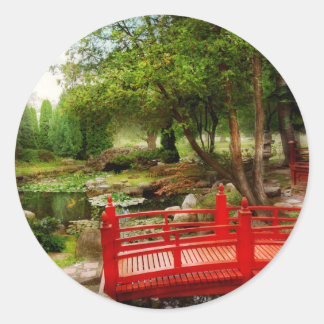 Japanese - Harmony and Nature Classic Round Sticker