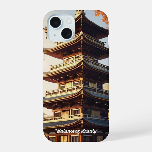 "Japanese Harmony" iPhone 15 Case (Back)