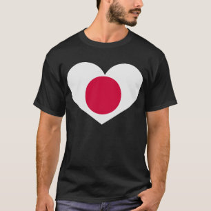 Japanese heart  back:pray for japan T-Shirt