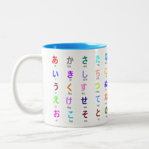 Japanese Hiragana Mug