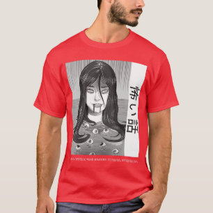 Japanese horror Kaidan Yurei Bakemono Obake funny T-Shirt