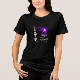 Japanese "Ikigai" Know Your Purpose T-Shirt  Tri-Blend Shirt