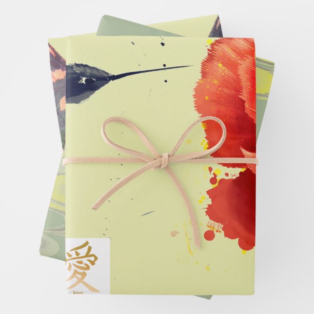 JAPANESE IMAGES GIFT WRAPPING SHEETS (In situ)