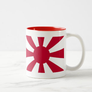 Japanese Imperial Navy General Flag Two-Tone Coffee Mug