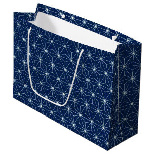 Japanese Indigo Blue Large Gift Bag