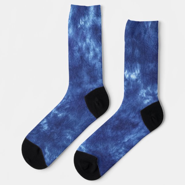 Japanese Indigo Blue Socks (Left)