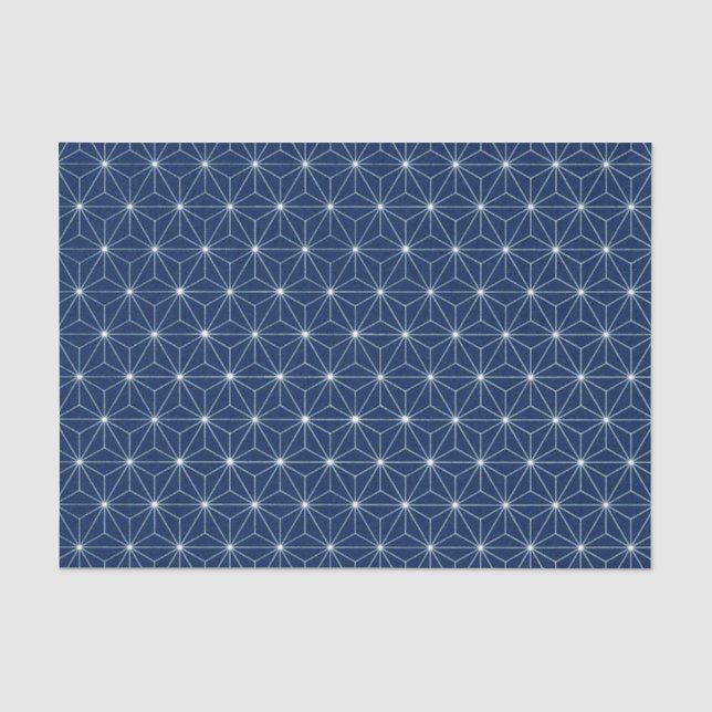 Japanese Indigo Blue Tissue Paper (Front)