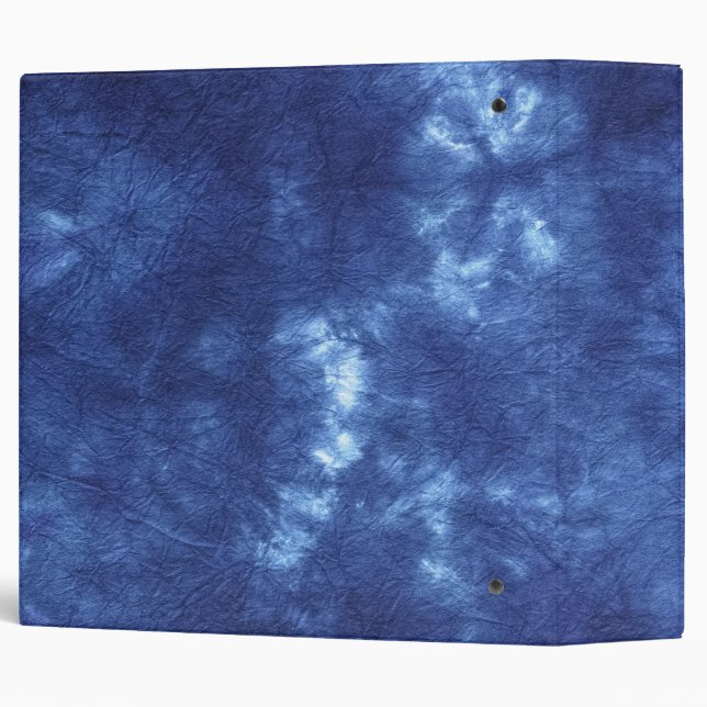 Japanese Indigo Dye Blue Binder (Back/Spine)