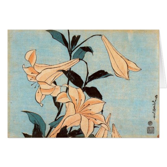 Japanese Irises Card