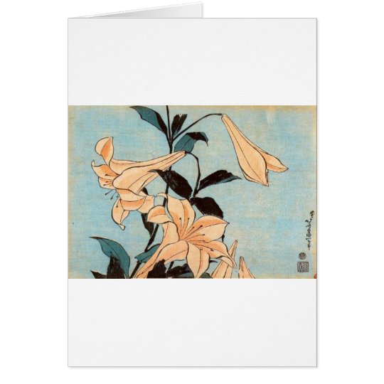 Japanese Irises Card