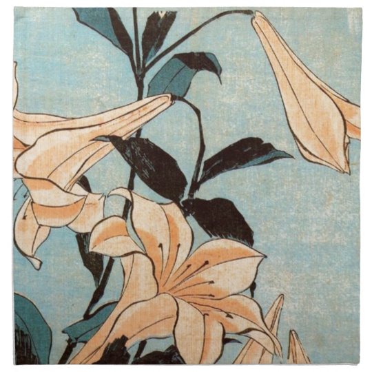 Japanese Irises Napkin