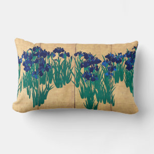 Japanese Irises, Ogata Kōrin Lumbar Pillow