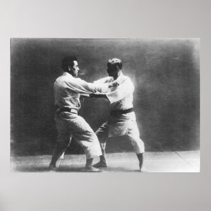 Japanese Judoka Jigoro Kano Kyuzo Mifue Judo Poster
