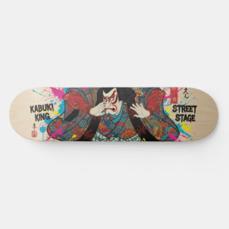 Japanese  KABUKI　Style Skateboard Art  |歌舞伎