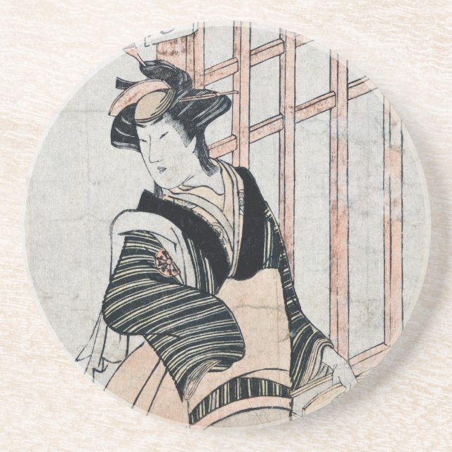 Japanese Kabuki Theatre coasters (Front)