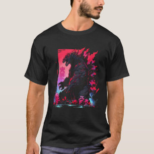 Japanese Kaiju Monster In Tokyo Japan Design T-Shirt