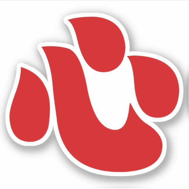 Japanese Kanji Heart 【Shin/Kokoro】 心 (Front)