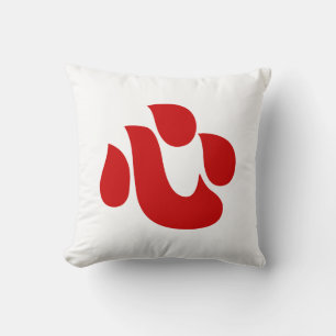 Japanese Kanji Heart 【Shin/Kokoro】 心 Throw Pillow