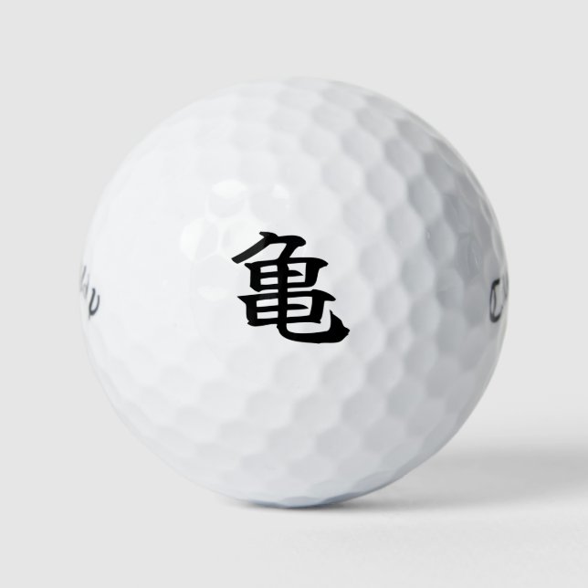 Japanese KANJI "KAME" Golf ball (Front)