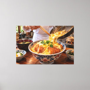 Japanese Katsudon Canvas Print