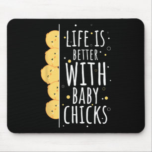 Japanese Kawaii Chicken Farming Spring Easter Ba  Mouse Pad