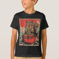 Japanese Kawaii Squirrel Eating Ramen Anime Gifts 