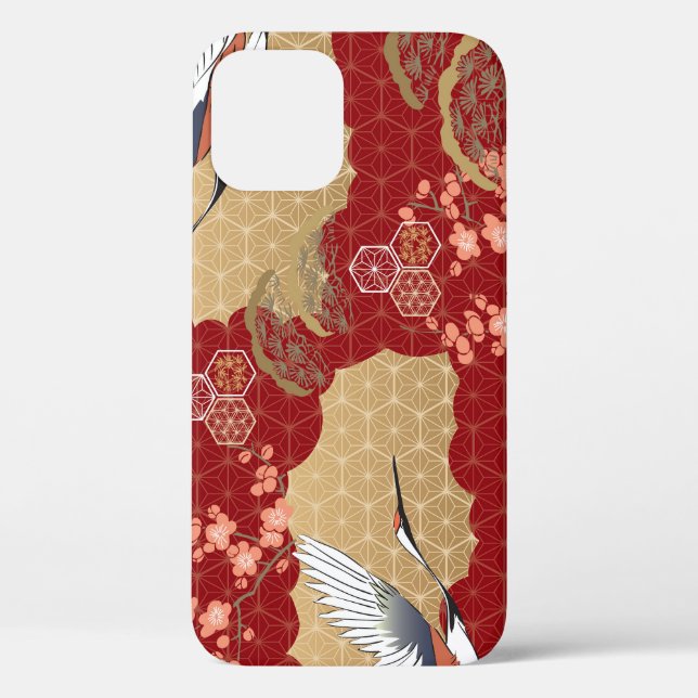 Japanese Kimono Cherry Blossoms Case-Mate iPhone Case (Back)