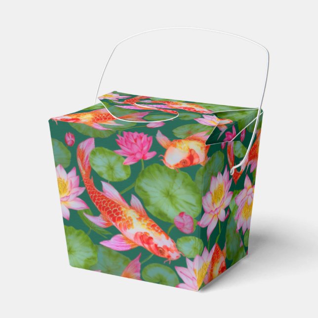 Japanese Kimono Fabric styled Favour box (Front Side)