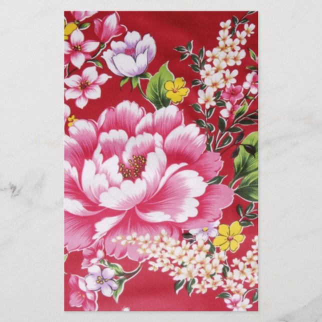 Japanese Kimono Flowers (Front)